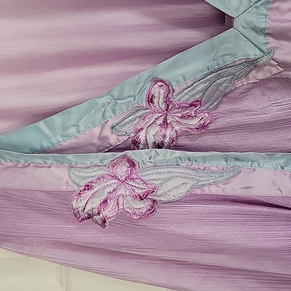 Vintage Hand Dyed Val Mode Nightgown & Robe Set Size Large - Picture 8 of 16